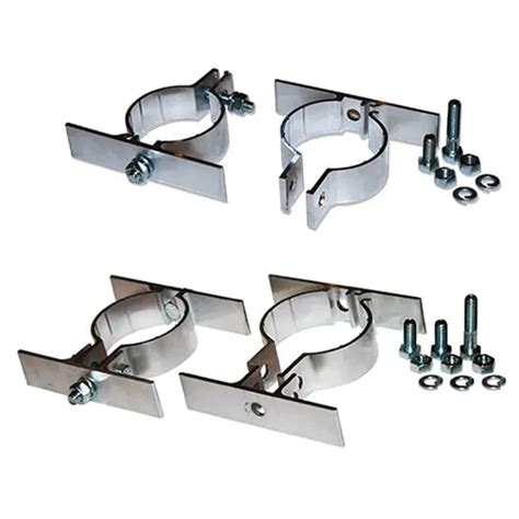 pipe post metal sign bracket|pipe post mounting brackets.